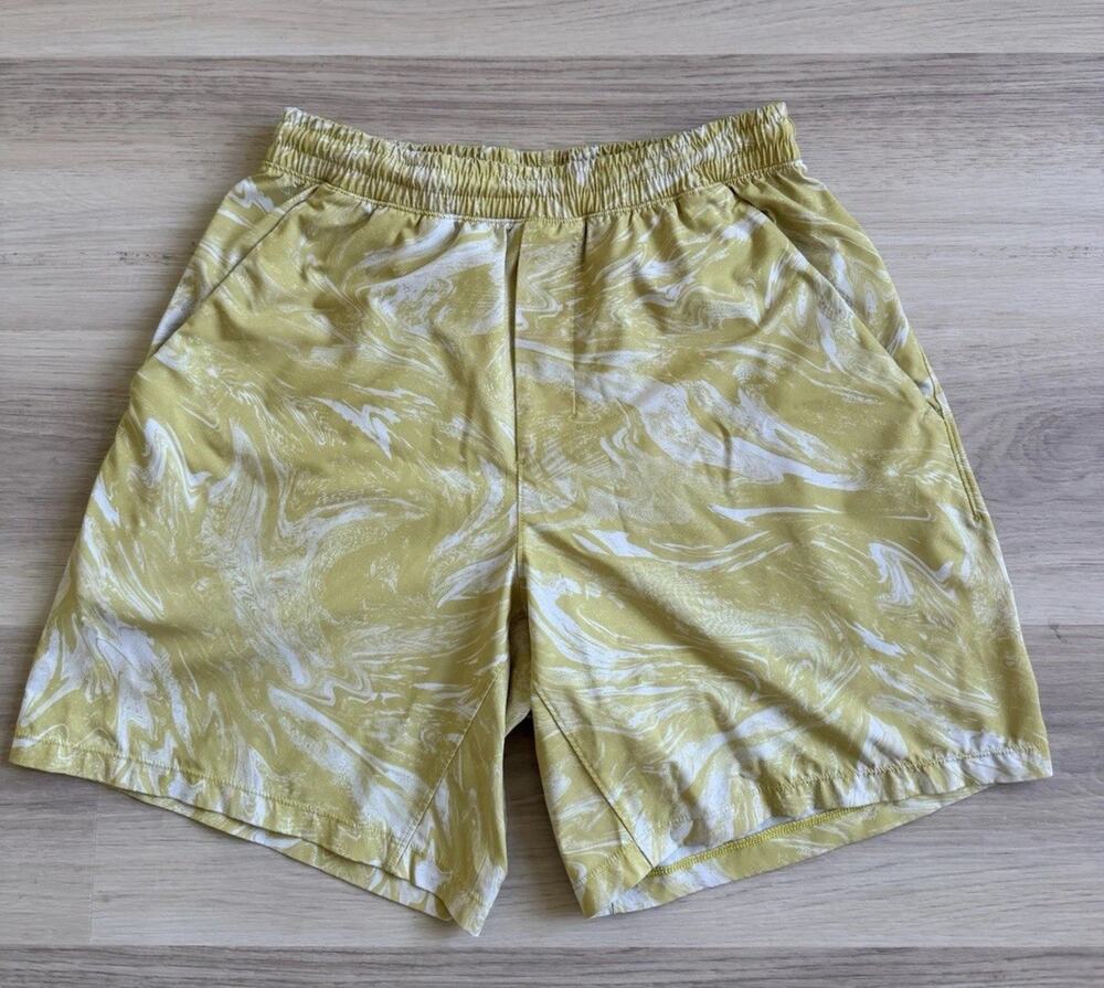 Lululemon Pace Breaker Short 7" Linerless Virtual Reality Soleil Men’s Size M
